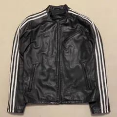 adidas Vespa leather jacket - メルカリ