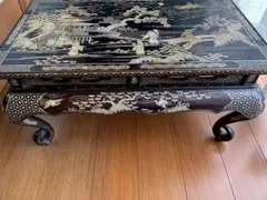 韓国伝統工芸 螺鈿細工 貝殻細工 鳳凰 座卓 センターテーブル - メルカリ