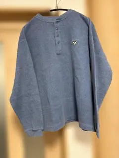 BIG DOGS ビッグドッグス ヘンリーネック サーマル ロンT 刺繍 S