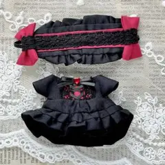 ぬいぐるみ用 ワンピース ヘッドドレス ぬい服 10cm