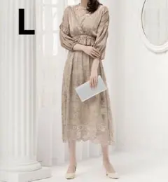 (新品未使用タグ付)パーティードレス L ボレロ アンサンブル ワンピース結婚式