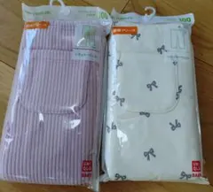 ユニクロ　【新品未開封】フリースレギンス 2点セット　１００