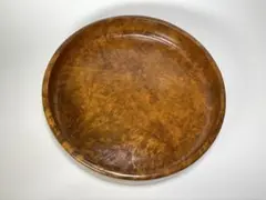 栃の木 トチの木 玉杢 縮杢 波杢 盆 煎茶盆 煎茶道具 外径約31cm