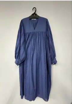 2025ss toujours 裏付きレース ワンピース ネイビー1号