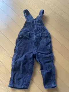 babyGap コーデュロイ オーバーオール 18-24ヶ月 ネイビー90サイズ