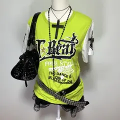 y2k 平成ギャル ピチt グランジ マクブリング ロゴt ロゴ　英字 海外
