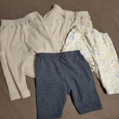 ユニクロ　GU 西松屋　ベビーパンツ/レギンス　4点セット