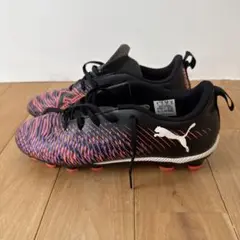 美品　Puma サッカーシューズ スパイク 23㎝　キッズ　プーマ　黒