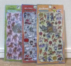 【正規品】ディズニープチドロップステッカー　ズートピア　ベイマックス　バンビ