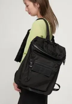 emmi ｅｃｏ撥水ベーシックバックパック ブラックのサムネイル