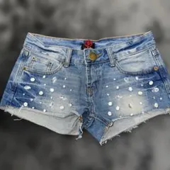 DaTuRa ダメージ加工 ショートパンツ Sサイズ