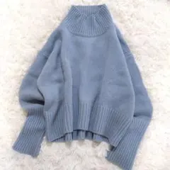 ギャルリーヴィー ファインウールハイネックプルオーバー ニット