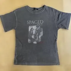 ジーナシス　グレー プリント Tシャツ サイズFのサムネイル