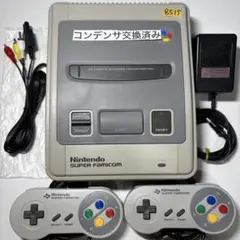 No.515【コンデンサ交換】スーパーファミコン SFC 本体セット スーファミ