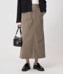 green label relaxing コーデュロイタイトスカート