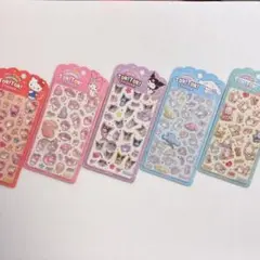 韓国新品正規品 toktok サンリオ3Dシール5種