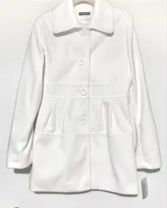 【新品・未使用】 LAZY DAISY コート 白 ホワイト M