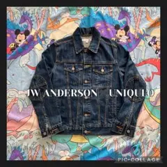 美品　ユニクロ JW ANDERSON デニムジャケット　エルボーパッチ　M