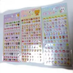 プッチもちシール カワッちっこい！ぷっくりシール プチプチシール 3種類セット