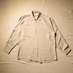 80s 丸襟 パンチング レース ブラウス オフホワイト ヴィンテージ 
