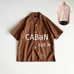 【キャバン】 CABaN コットンシャンブレー ダブルポケット半袖シャツのサムネイル