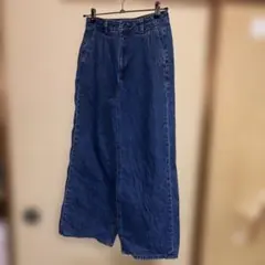 GU デニム ワイドパンツ Mサイズのサムネイル