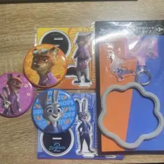 ハッピーくじ ズートピア2 ジュディ ニック ミラー アクスタ ストラップ