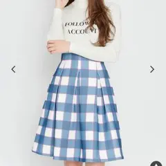 non•no、VERY掲載✨ダズリンチェックボンディングスカート✨新品未使用