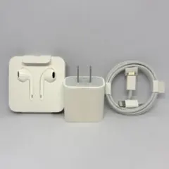 未使用 Apple純正 イヤホン 充電ケーブル USB-C充電器 3点セット