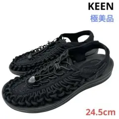 〈極美品〉KEEN キーン【24.5cm】UNEEK ユニーク サンダル 黒