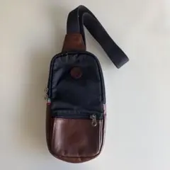 Orobianco ボディバッグ ネイビー×ブラウン