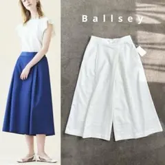 Ballsey ボールジィ シャンブレーツイル クロップドフレア パンツ 36