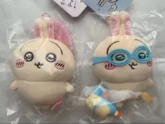 ちいかわ　スッキリ目のうさぎマスコット　ゴーグル　キーホルダー　ぬいぐるみ