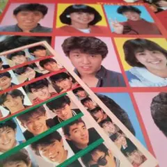 アイドルシール類まとめセット（少年隊、河合奈保子）