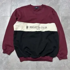 REGATTA CLUB スウェット トレーナー 180A バーガンディのサムネイル