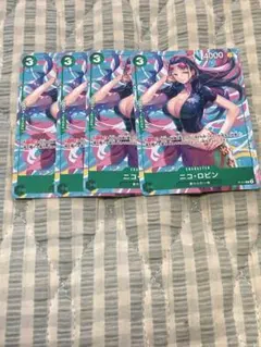 ワンピースカード ニコ・ロビン 交流会 プロモ P-111 4枚セット