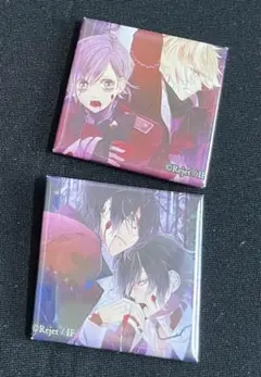 DIABOLIK LOVERS ジャケットイラスト スクエア缶バッジ