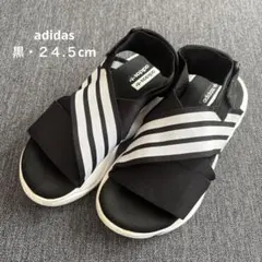 アディダスadidas サンダル　黒　２４.５cmのサムネイル