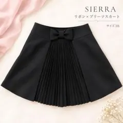 連休SALE MISCH MASCH ミッシュマッシュ リボン プリーツスカート