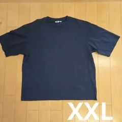 UNIQLO U AIRism ネイビー Tシャツ XXL　メンズ