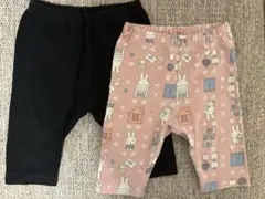 ユニクロ　レギンス　2点　ミッフィー 80