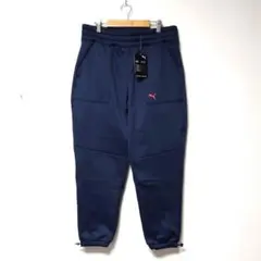 XL 新品　PUMA レディース　プーマ スウェットパンツ 裏起毛 ネイビー