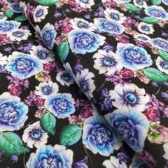 ♯127 3D ポリエステル綿 生地 布 ハンドメイド 洋裁 薔薇