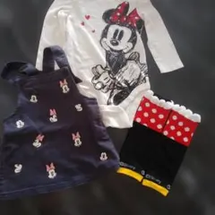3点Disney ミニーマウス ベビー服セットのサムネイル