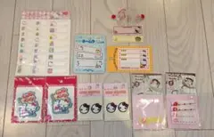 ハローキティほか お名前シール ネームタグセット