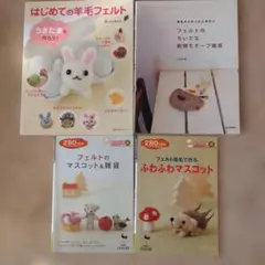 羊毛フェルト 4冊セット