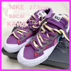 【未使用】 ナイキ × SACAI × KAWS BLAZER Low 27.5