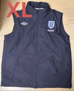 00s UMBRO サッカーイングランド代表 ジップアップベスト XL