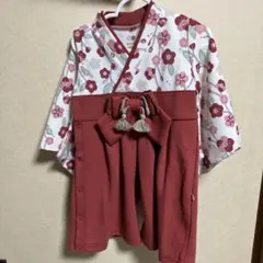 MOCMOF 袴　サイズ80 1度だけの着用　ロンパース