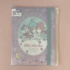 リトルツインスターズ♡ゴムバンド付クリアファイル
